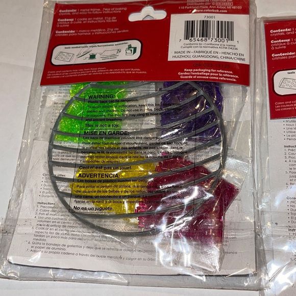 The original makit & bakit Christmas Ornaments Two kits American Crafts - Picture 7 of 10